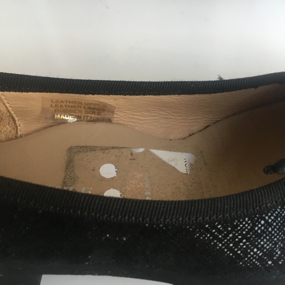 Ron White Gaila Black Texture Platform Ballet Shoe - Picture 2 of 8